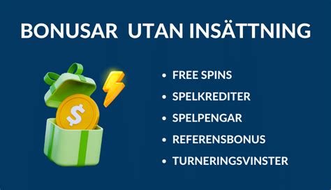Bonus utan insättning .